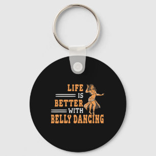 Chaveiro A Vida É Melhor Com A Belly Dançando Shimmies Para