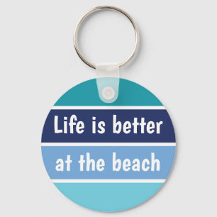 Chaveiro A Vida É Melhor Na Praia