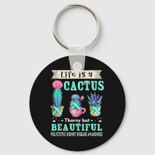 Chaveiro A Vida É Uma Doença Renal Poliquística Do Cactus A