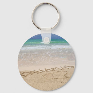 Chaveiro A vida é uma praia