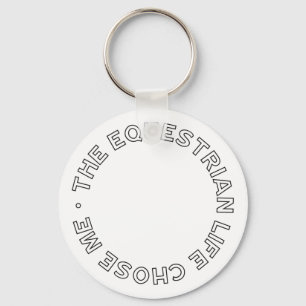 Chaveiro A Vida Equestre Escolheu-Me Cavaleiro Moderno