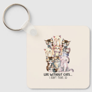 Chaveiro A Vida Sem Gatos? Eu acho que não