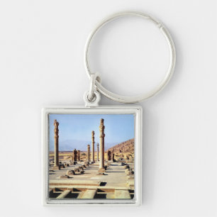 Chaveiro A vista geral do Apadana fundou c.518 BC