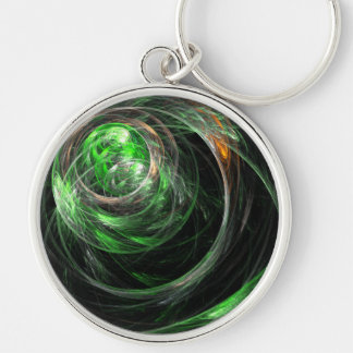 Chaveiro À volta do mundo, Abstrato verde-arte pequena