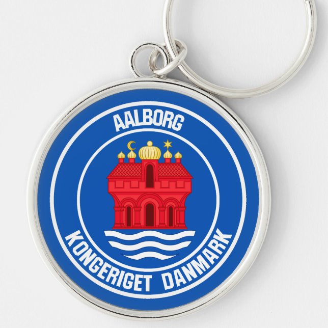 Chaveiro Aalborg Round Emblem (Frente)