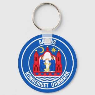 Chaveiro Aarhus Round Emblem