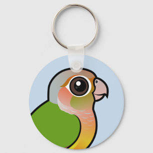 Chaveiro Abacaxi Conure Verde-cheeked de Birdorable