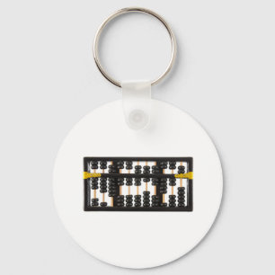 Chaveiro Ábaco de madeira velho