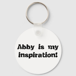 Chaveiro Abby é minha inspiração