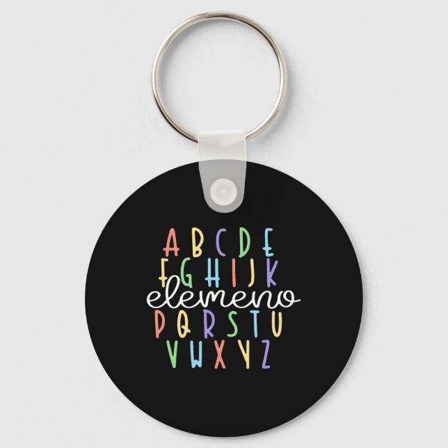 Chaveiro Abc Elemeno Kindergarten Professor Cute Oferta De  (Frente)
