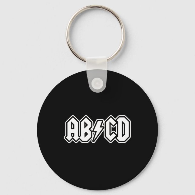 Chaveiro Abcd Diversão De Volta Para Estudante De Professor (Frente)