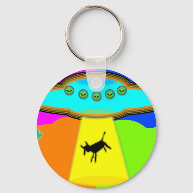 Chaveiro Abdução de alienígenas (Frente)