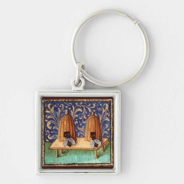 CHAVEIRO ABELHA DE MEL, APIARISTA DE APICULTURA (Frente)