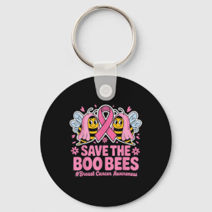 Chaveiro Abelhas Engraçadas Fantasmas Boo Cancer Sensibiliz