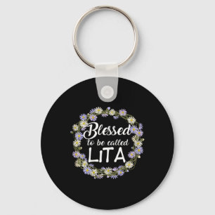 Chaveiro Abençoado Seja Chamado Lita Cute Chamomile Impress