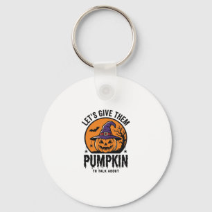 Chaveiro Abóbora de Halloween Chapéu de Bruxa Engraçado Ass