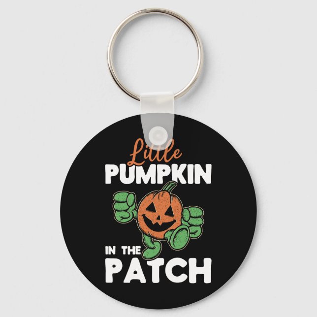 Chaveiro Abóbora De Halloween No Patch I Halloween (Frente)