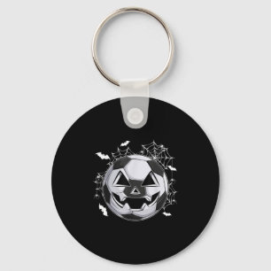 Chaveiro Abóbora de Jack O Lanterna de Futebol Rosto Fantas