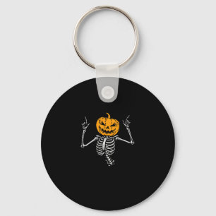 Chaveiro Abóbora Esqueleto Foguete Halloween Assustador Hom