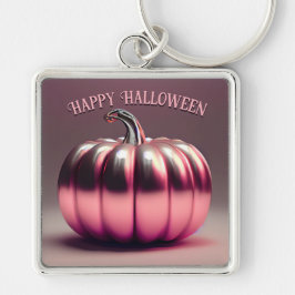 Chaveiro Abóbora Rosa Brilhante