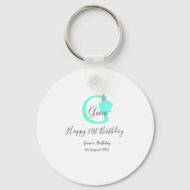 Chaveiro Abóbora verde outono 211 cinza pastel