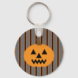 Chaveiro Abóboras de Halloween Divertidas e Elegantes