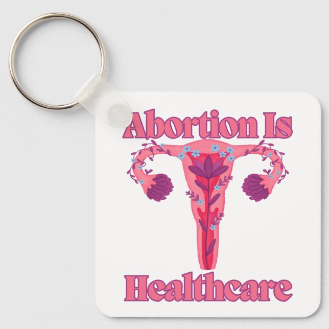 Chaveiro Aborto é assistência médica (Frente)