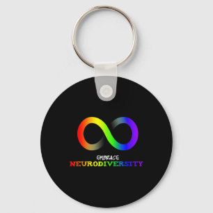 Chaveiro Abraçar a Neurodiversidade Autismo Asd Tdah Arco-í