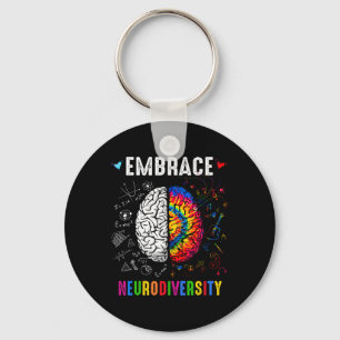 Chaveiro Abraçar a Neurodiversidade Consciência do Autismo