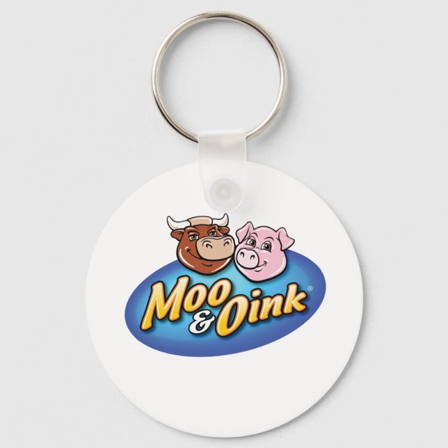 Chaveiro Abre de Garrafa Moo & Oink (Frente)