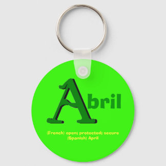 Chaveiro Abril