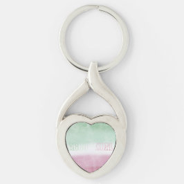 Chaveiro Abrosexual pride flag key ring