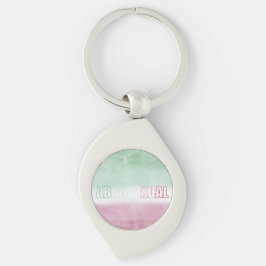 Chaveiro Abrosexual pride flag key ring