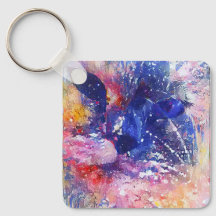 Abstrato Cósmico Cat Dreamscape