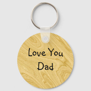 Chaveiro Abstrato de madeira do efeito