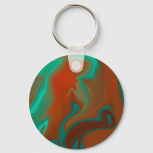 Chaveiro abstrato de padrão,