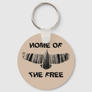 Chaveiro Abstrato Eagle Tree Silhuettes Lar De Livre