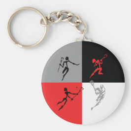 Chaveiro Abstrato Lacrosse