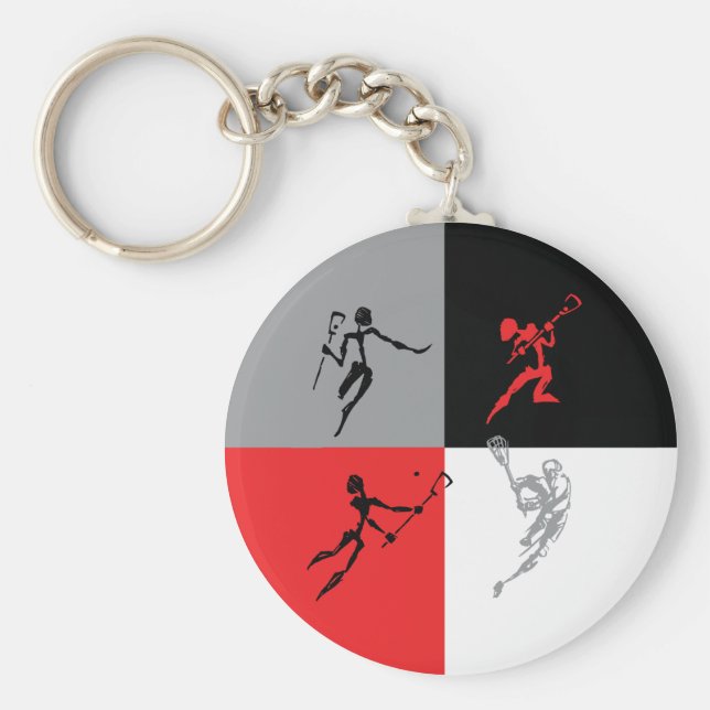 Chaveiro Abstrato Lacrosse (Frente)