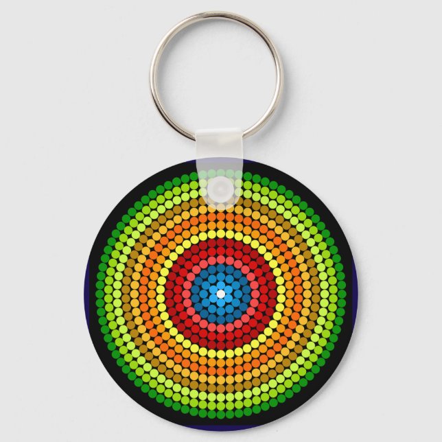 Chaveiro Abstrato Mandala Art Design- 65904 (Frente)