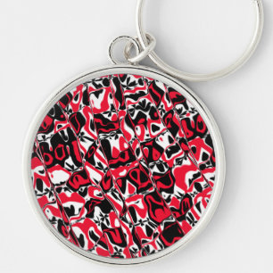 Chaveiro Abstrato Mosaico