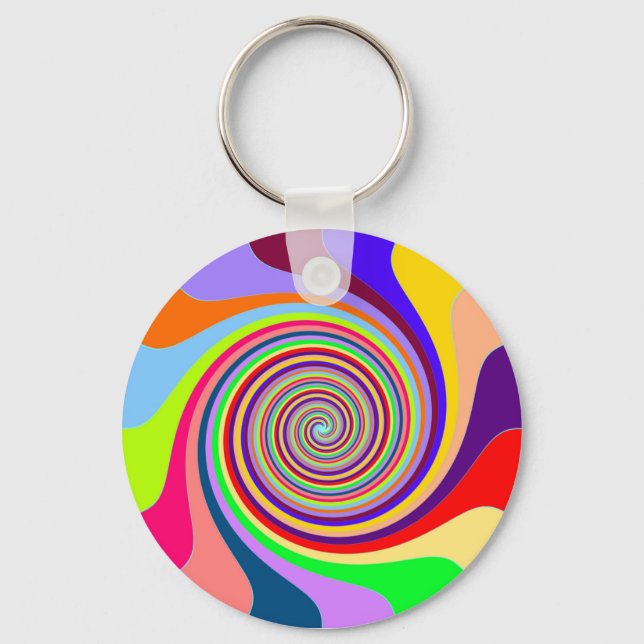 Chaveiro Abstrato Multi-Colour Key Chain (Frente)