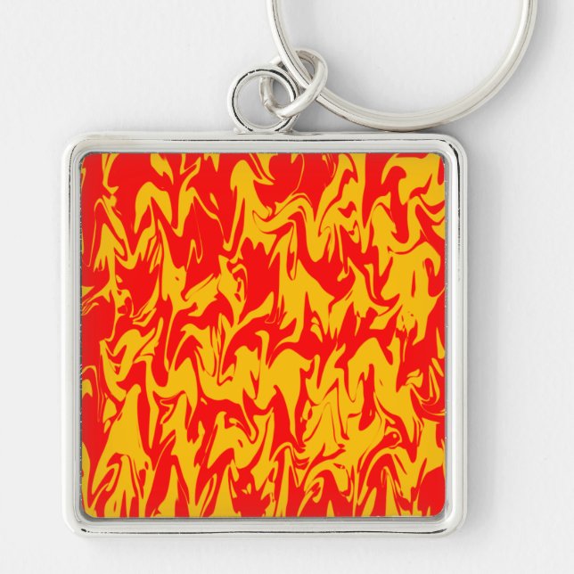 Chaveiro Abstrato Swirl (Frente)