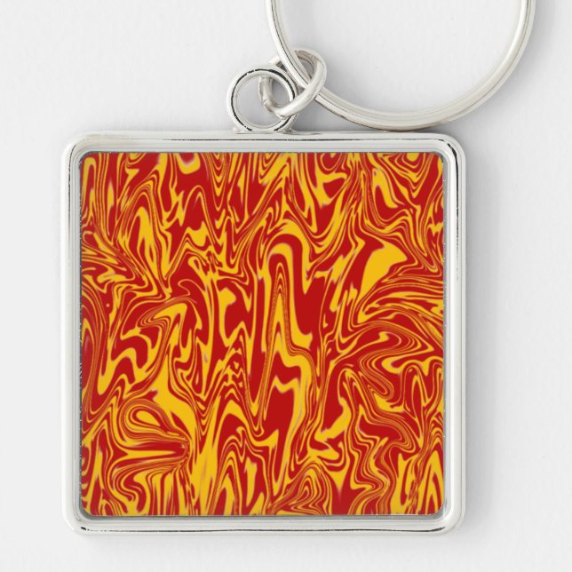 Chaveiro Abstrato Swirl (Frente)