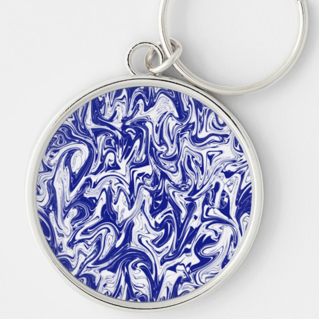 Chaveiro Abstrato Swirl (Frente)