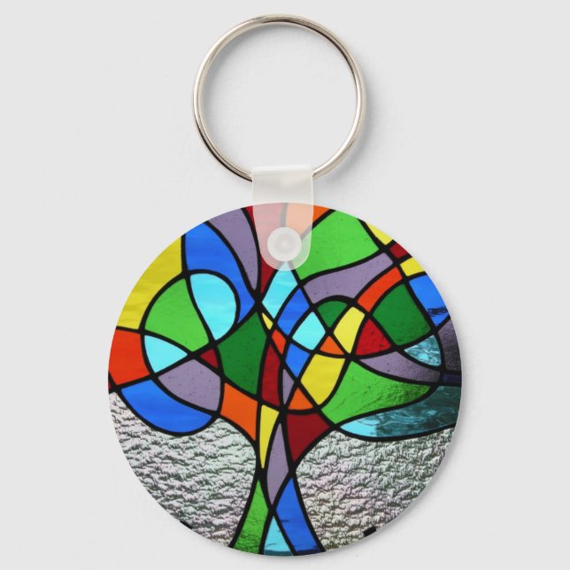 Chaveiro Abstrato Tree of Life Keyring (Frente)
