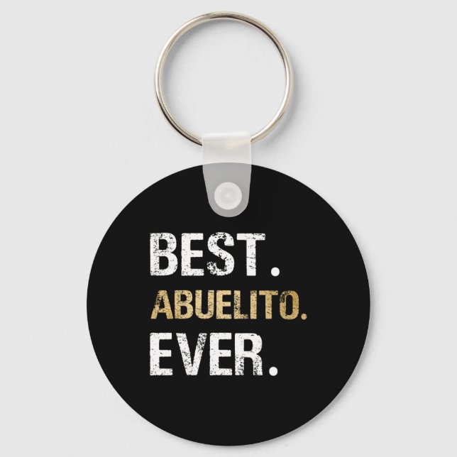 Chaveiro Abuelito Sempre Presente Gráfico Da Gran Da Avô (Frente)