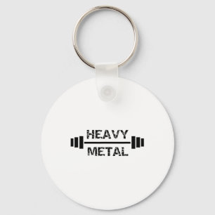 Chaveiro Academia de Heavy Metal Fitness Levantamento de Pe