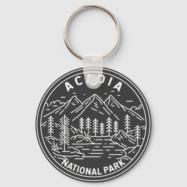 Chaveiro Acadia National Park Bar Harbor Monoline (Frente)