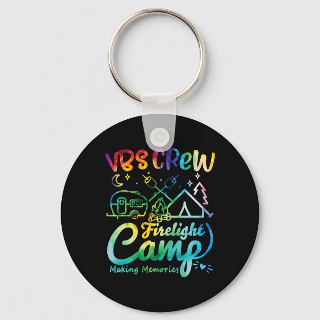 Chaveiro Acampamento da Equipe Vbs Fogo da Escola Bíblica d (Frente)